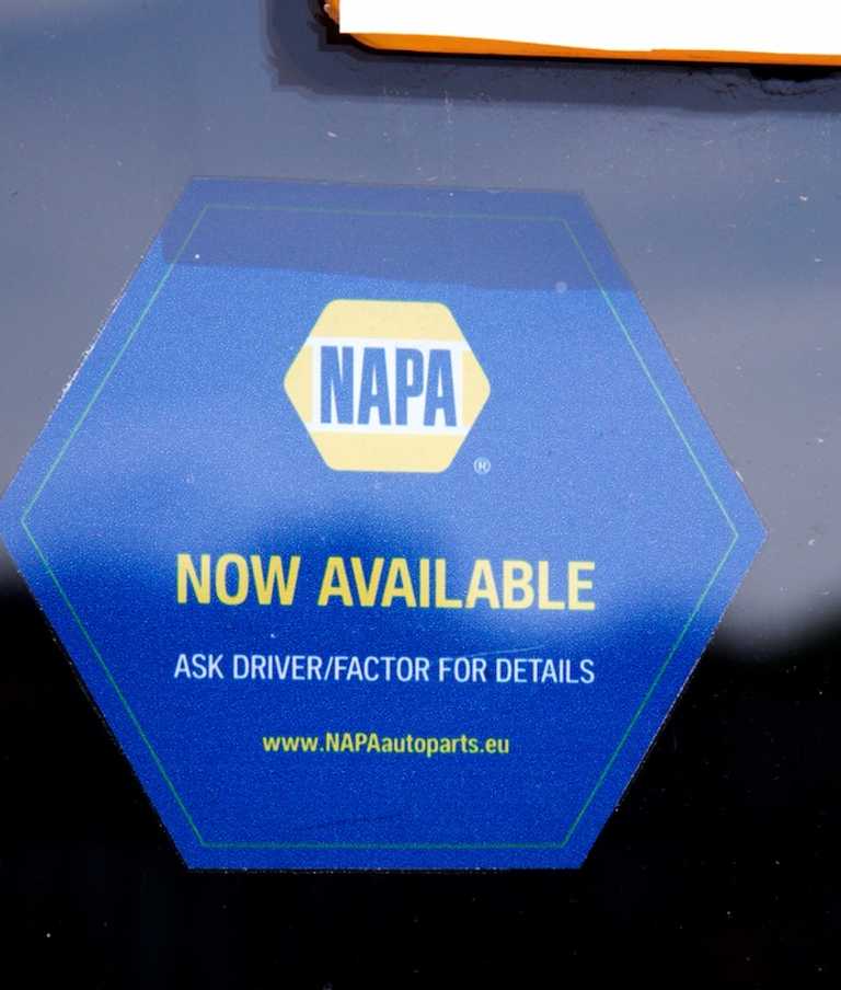 NAPA now available sign